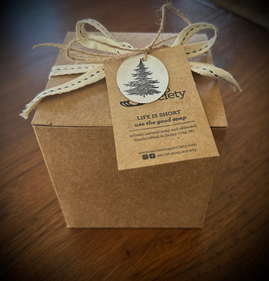 Artisan Soap Trio & Dish