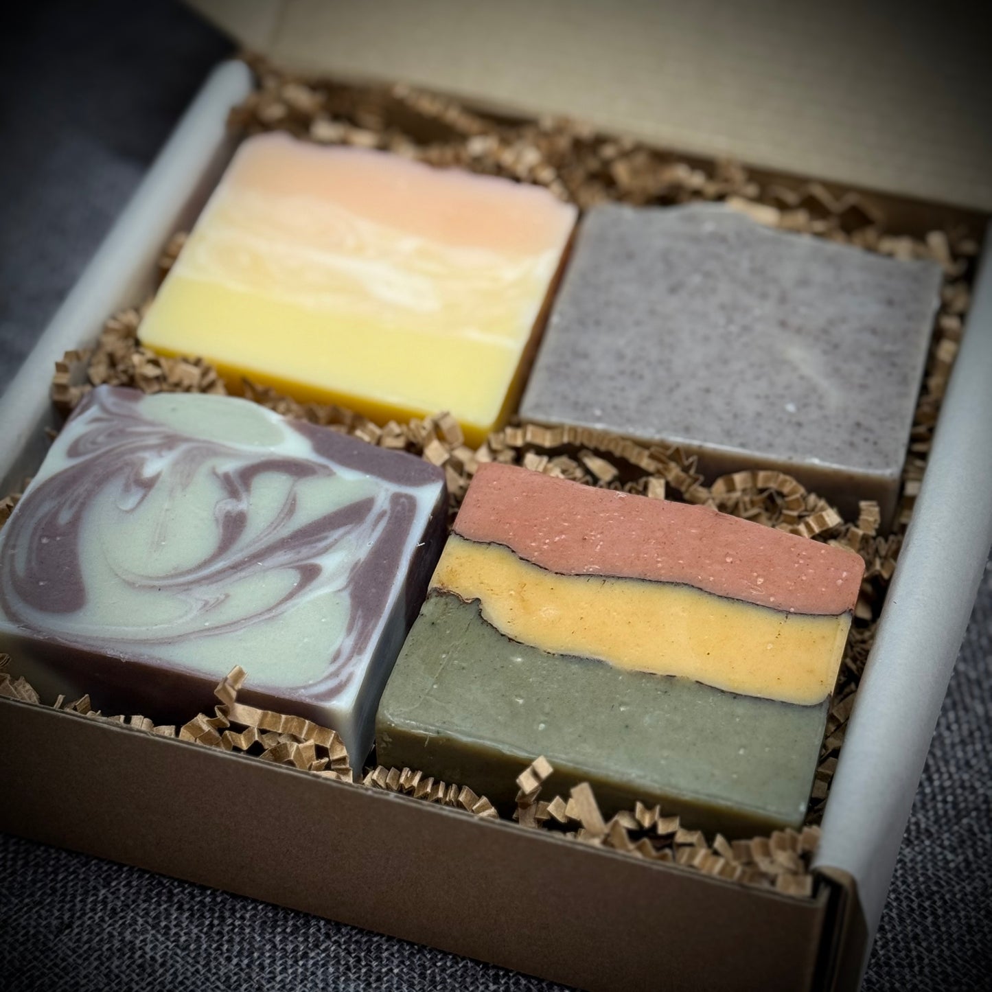 Subscription Box with 4 artisan soaps