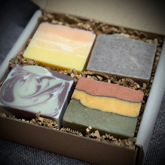 Subscription Box with 4 artisan soaps